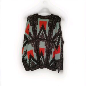 VINTAGE Espirit Sport Heavyweight Wool Blend Sweater Size M Oversized Warm Knit